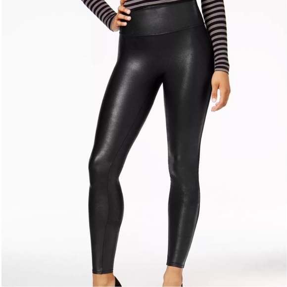 SPANX Pants - Spanx Faux Leather Leggings Size S